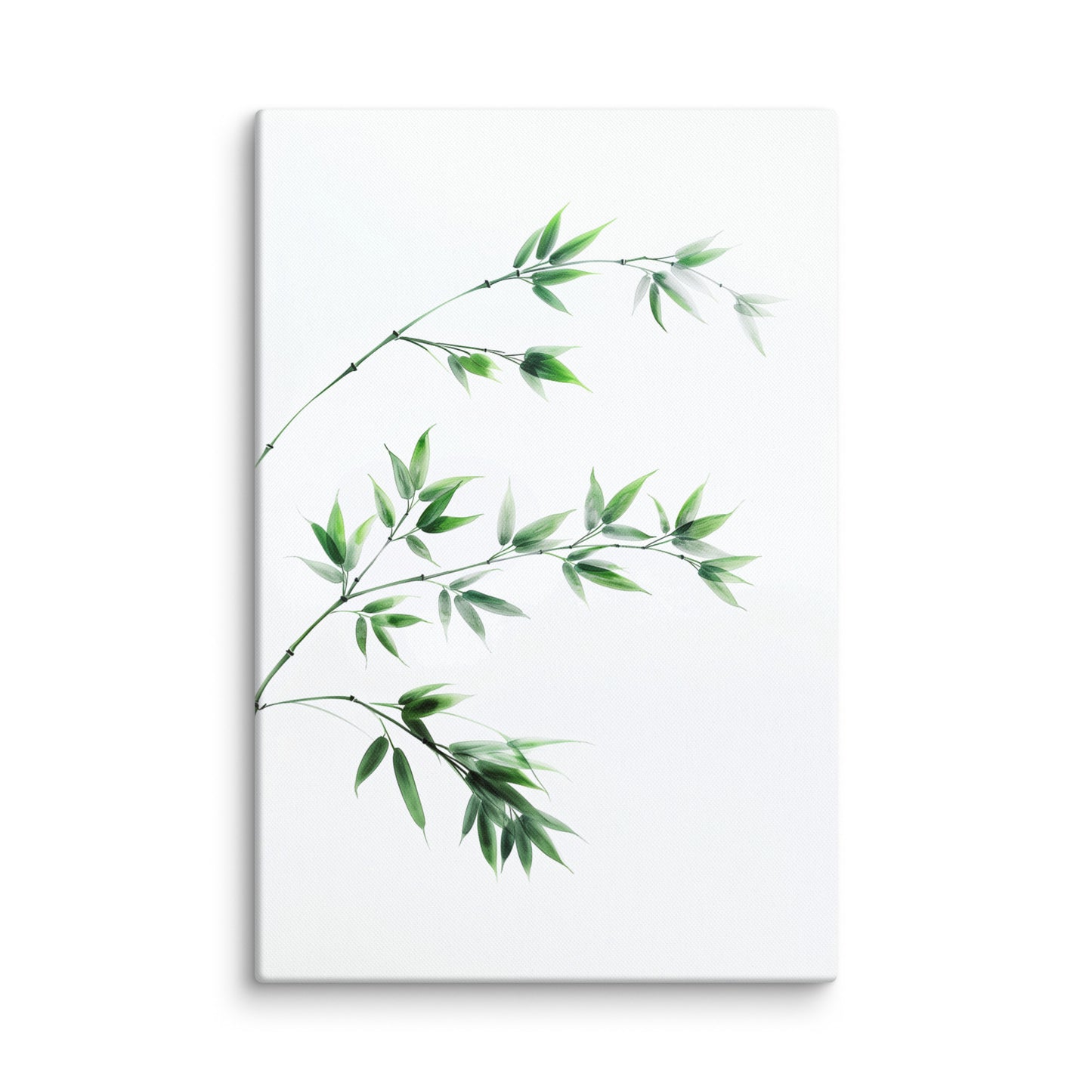 Tableau WC Zen - Feuilles de Bambou