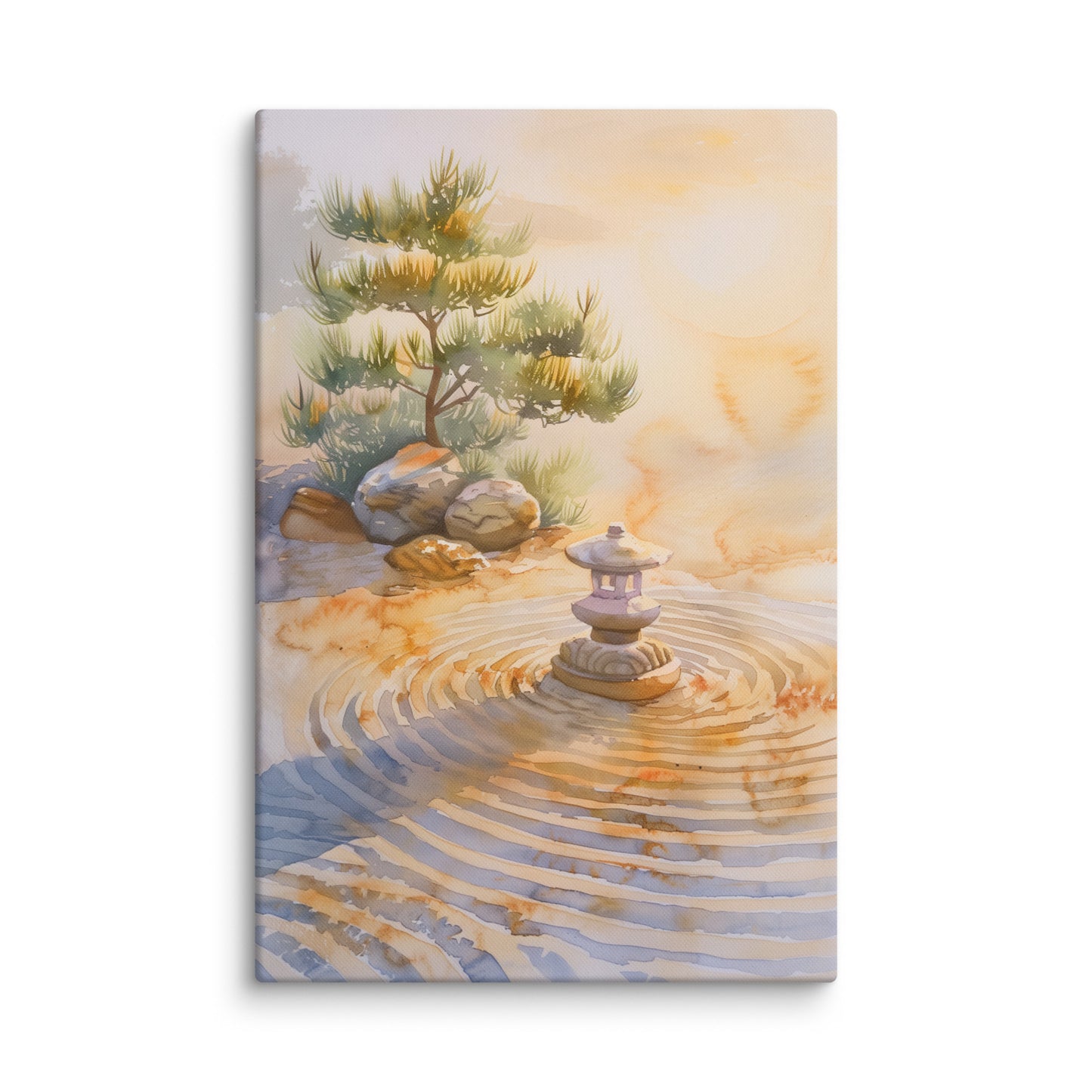 Tableau Vertical Zen - Petit Jardin