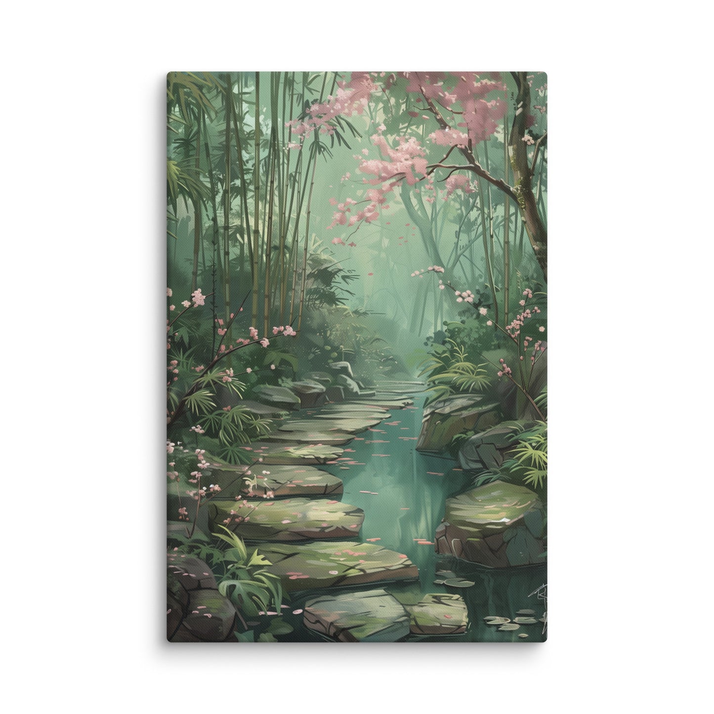 Tableau Peinture Zen sur Toile