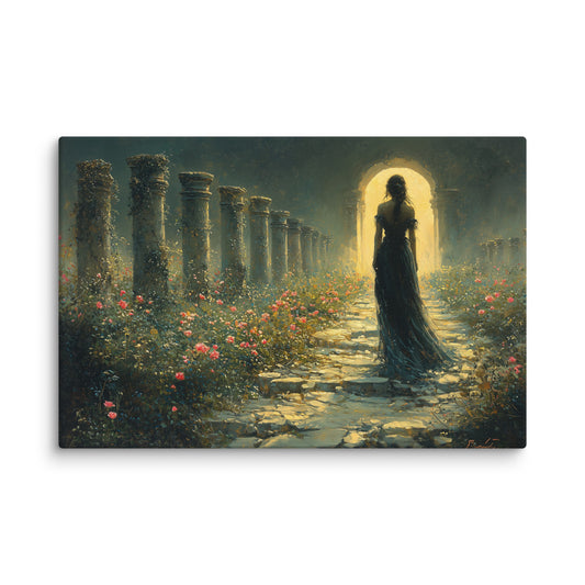 Peinture Romantique - Ruines d'Antan