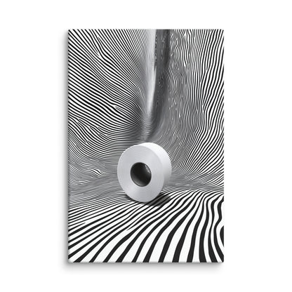 Tableau Original pour WC - Op Art Affiches, reproductions et œuvres graphiques Art Virtuoso XL  