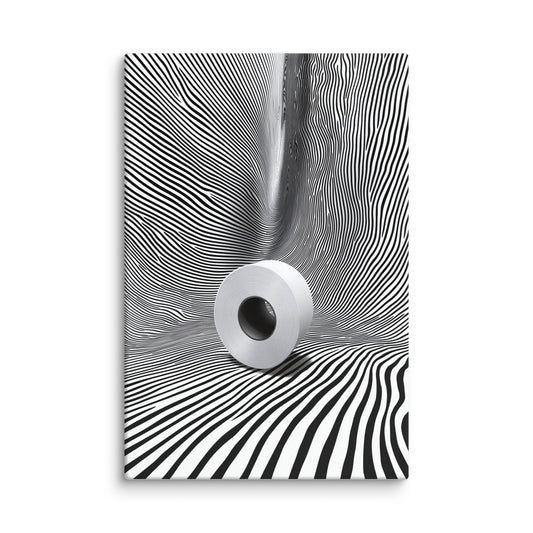 Tableau Original pour WC - Op Art