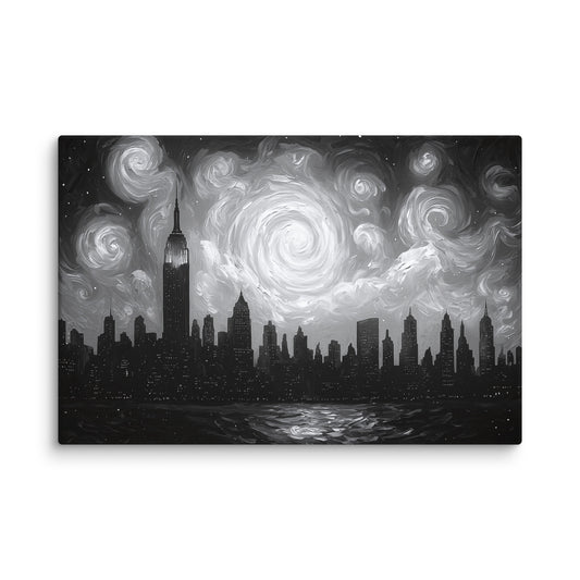 Tableau Original Noir et Blanc