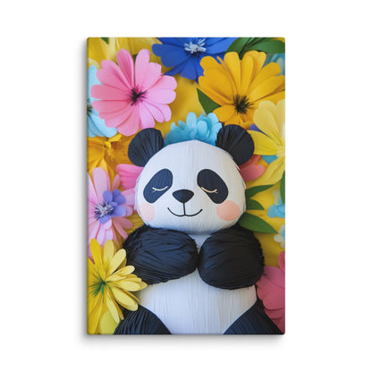 Tableau Panda Coloré pour Enfant Affiches, reproductions et œuvres graphiques Art Virtuoso XL  