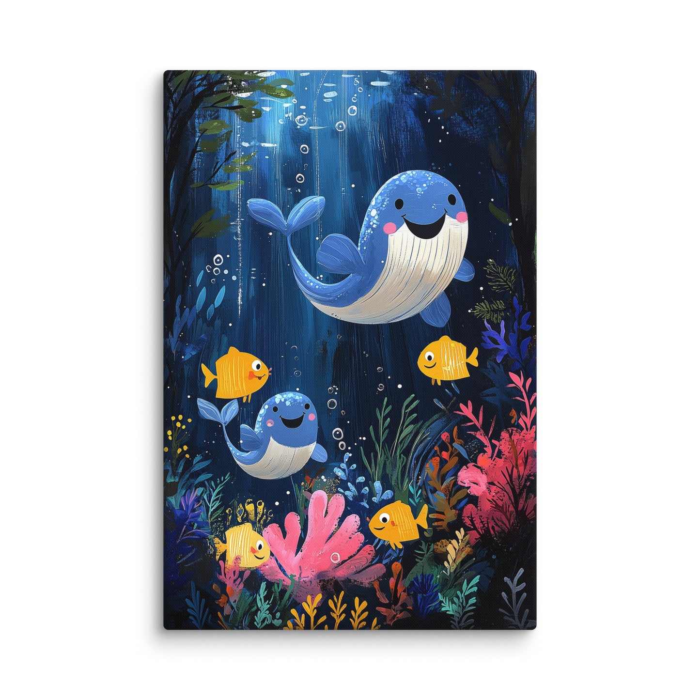 Tableau Baleine Enfant