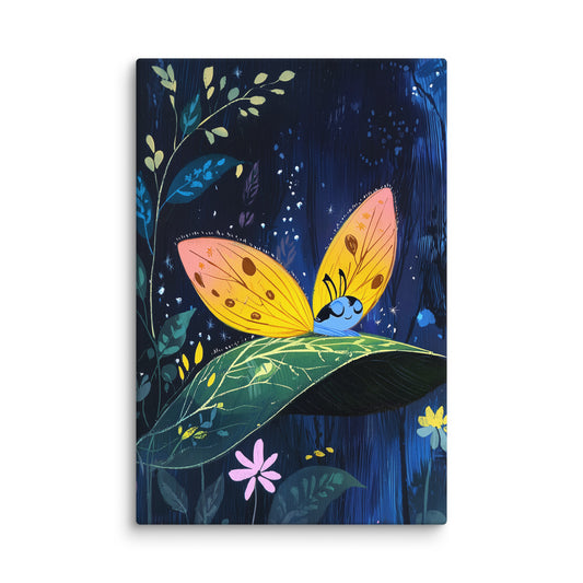 Tableau Fille Chambre - Papillon Mignon