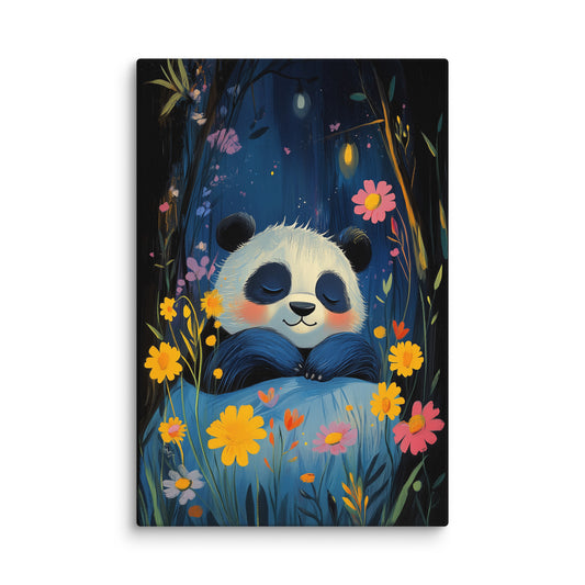 Tableau Bébé Chambre - Panda Mignon