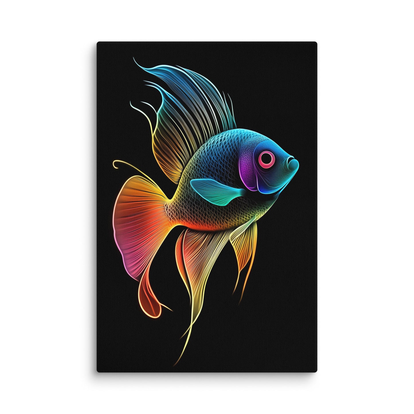 Tableau Poisson Moderne