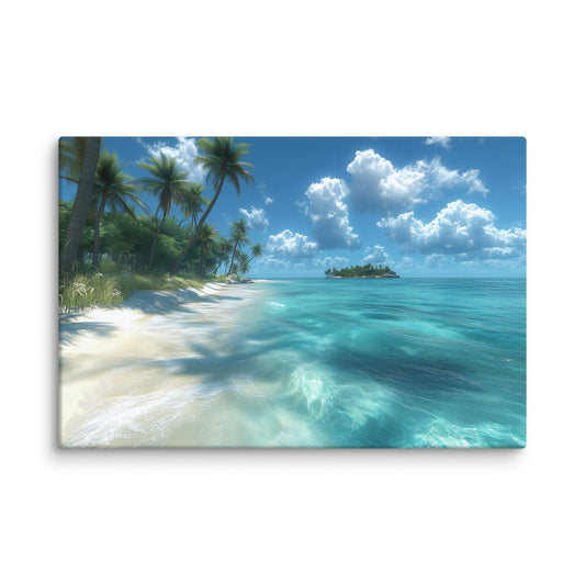 Peinture Plage Tropicale Affiches, reproductions et œuvres graphiques Art Virtuoso XL  