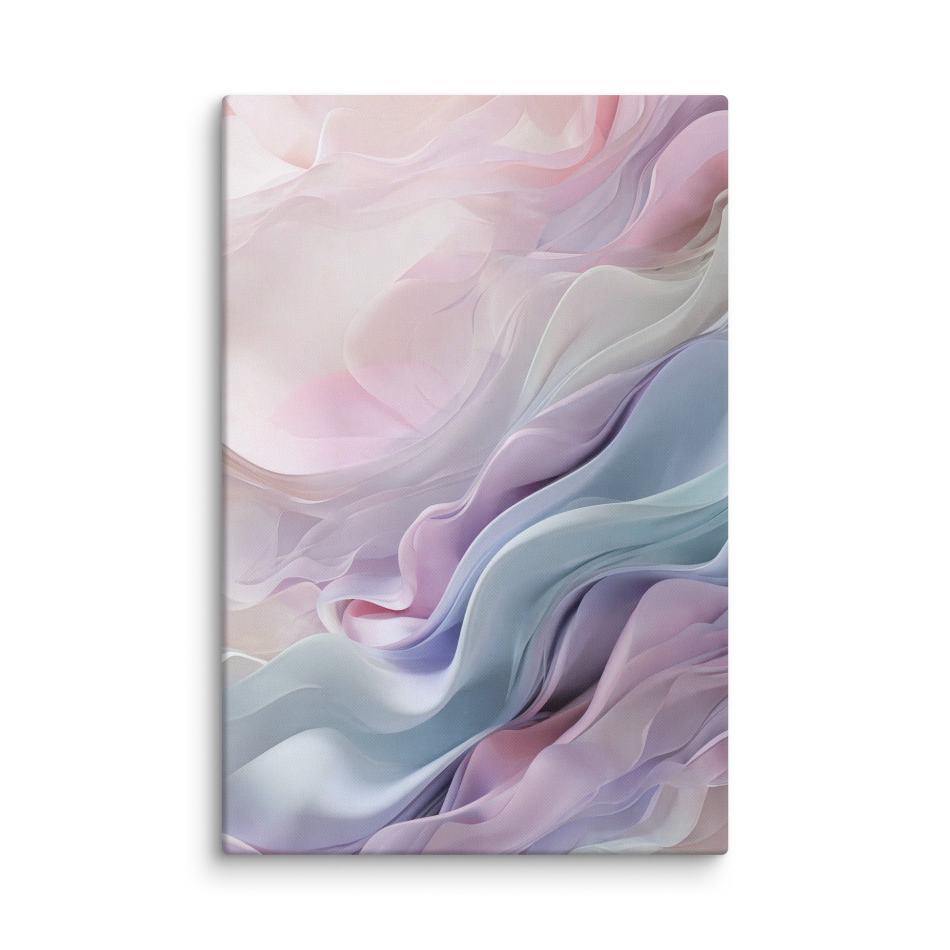 Tableau Pastel Contemporain - Vagues de Douceur Abstraite Affiches, reproductions et œuvres graphiques Art Virtuoso XL  