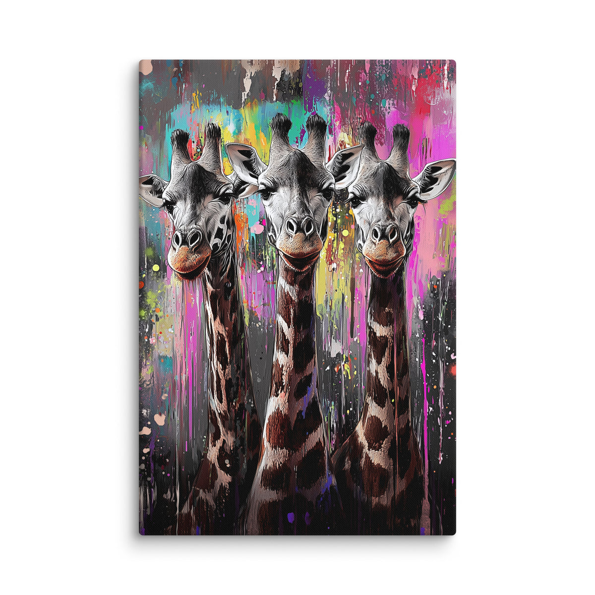 Tableau Girafes Pop Art Affiches, reproductions et œuvres graphiques Art Virtuoso XL