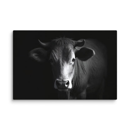 Tableau Photo Vache - Regard Bovin Affiches, reproductions et œuvres graphiques Art Virtuoso XL