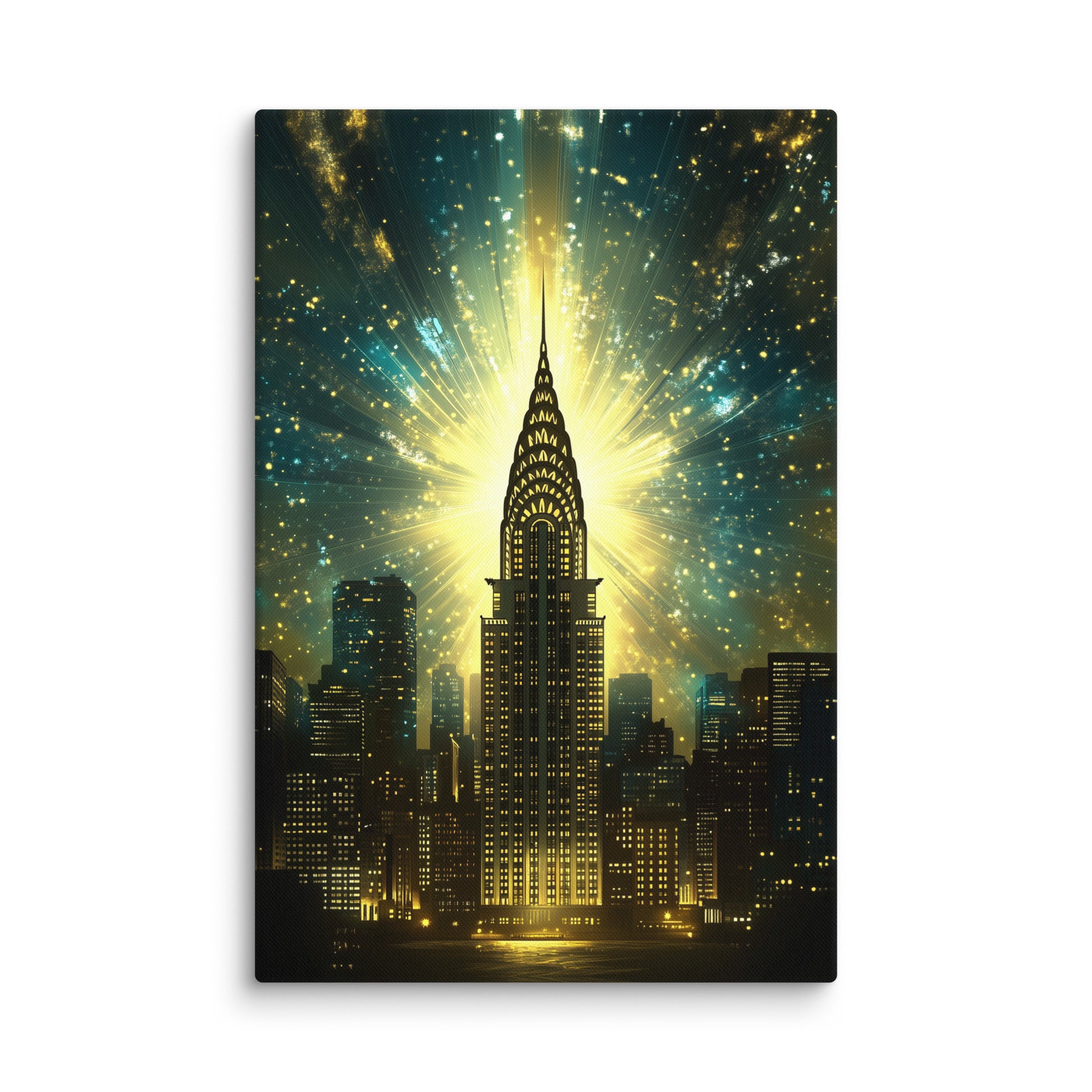 Tableau Chrysler Building - Art Deco Affiches, reproductions et œuvres graphiques Art Virtuoso XL