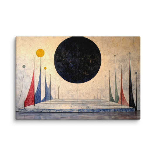 Tableau Décoration Scandinave - Eclipse Lunaire Affiches, reproductions et œuvres graphiques Art Virtuoso XL