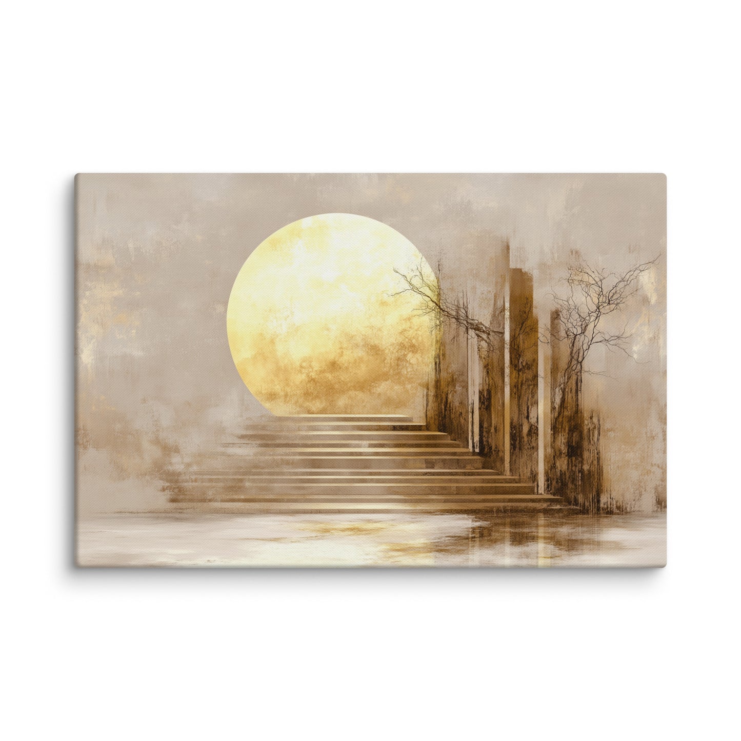 Tableau Style Scandinave - Lune d'Or Affiches, reproductions et œuvres graphiques Art Virtuoso XL