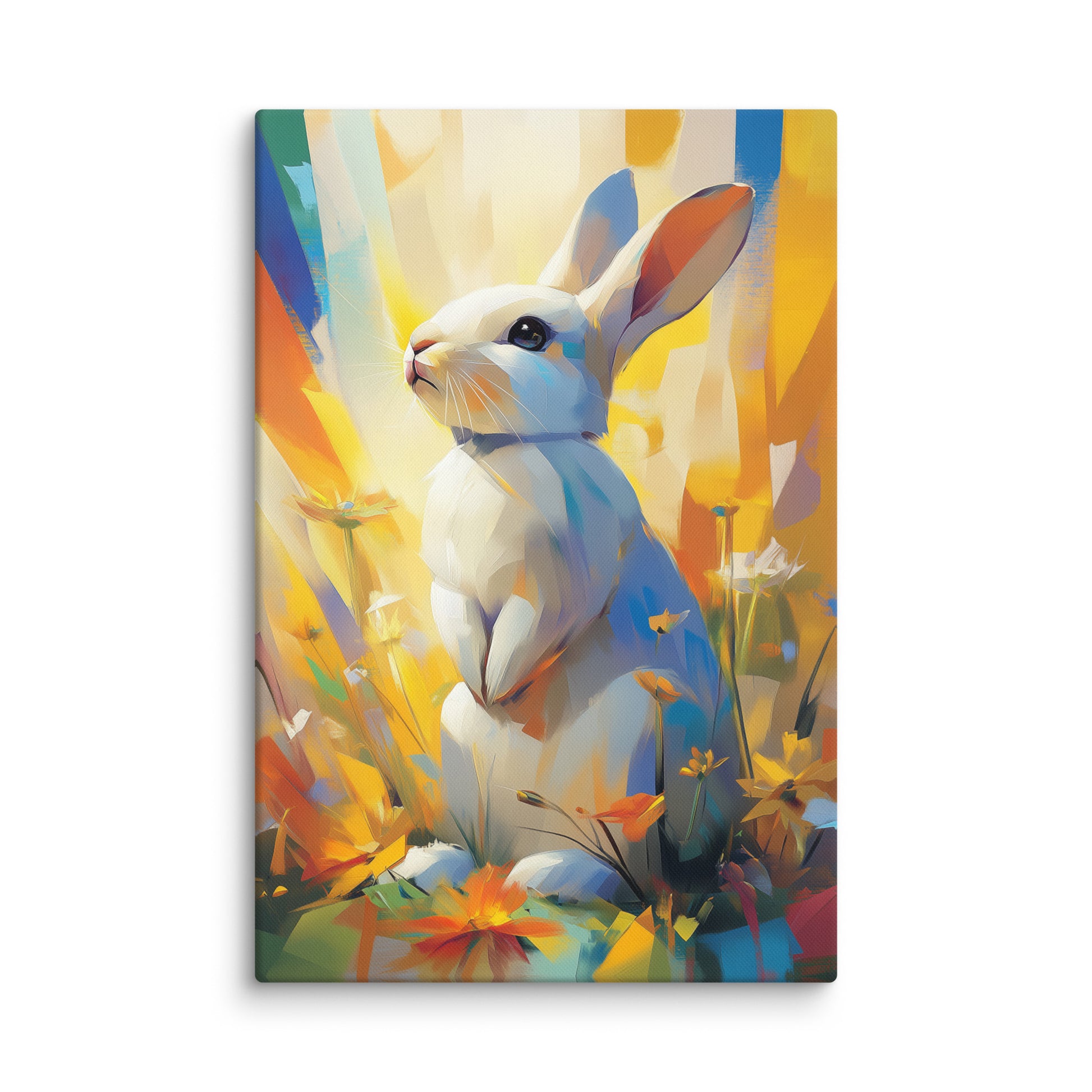 Tableau Lapin - Éveil Printanier Affiches, reproductions et œuvres graphiques Art Virtuoso XL