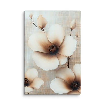 Tableau Fleur Beige - Magnolias Célestes Affiches, reproductions et œuvres graphiques Art Virtuoso XL