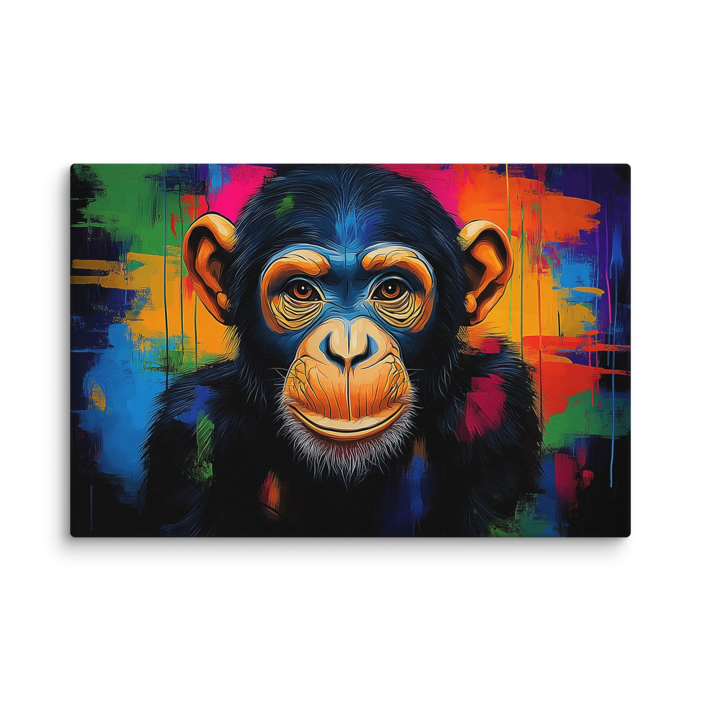 Toile Singe Coloré : Festival Pop Affiches, reproductions et œuvres graphiques Art Virtuoso XL