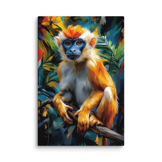 Toile Singe : Soleil de la Jungle Affiches, reproductions et œuvres graphiques Art Virtuoso XL