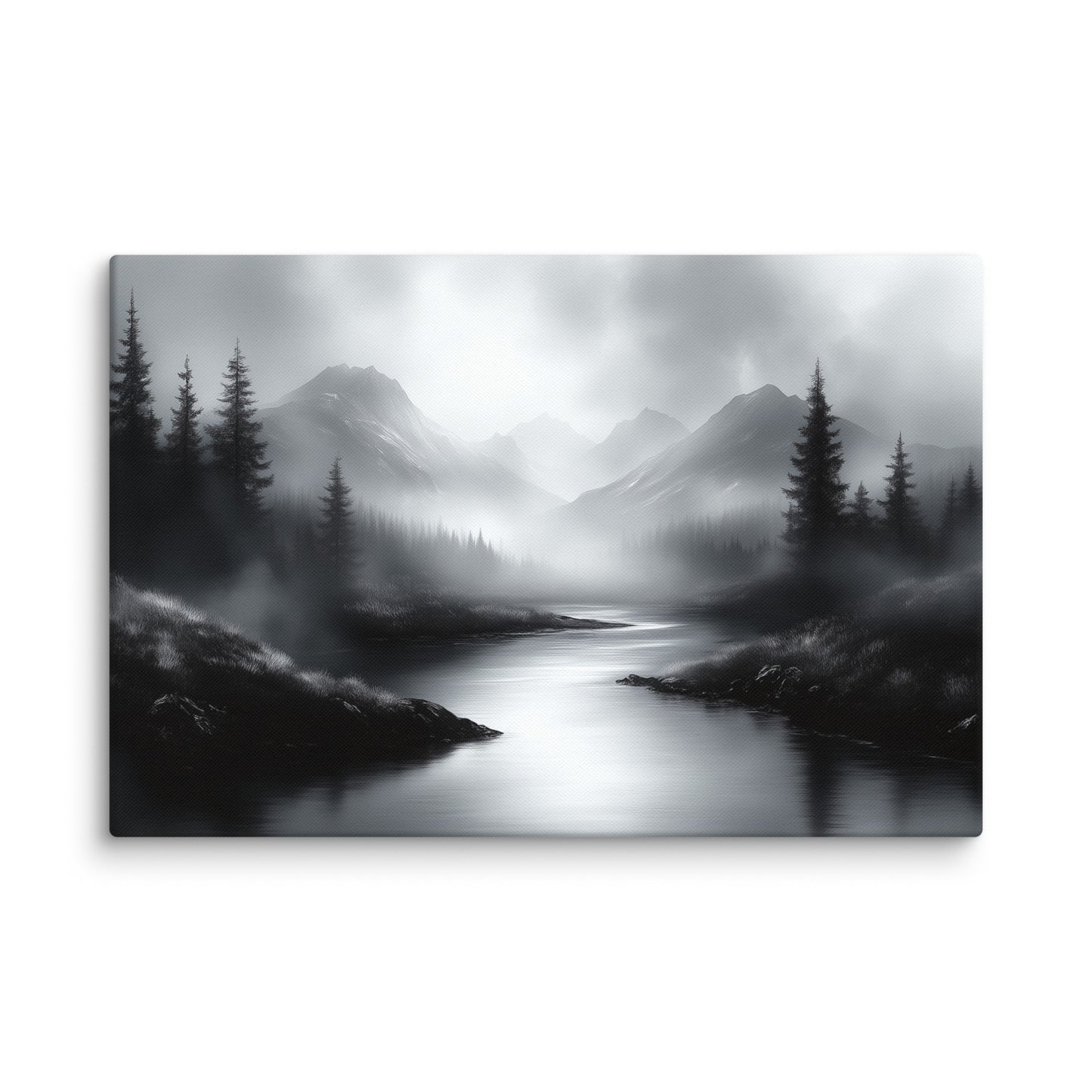 Tableau Paysage Nature Noir et Blanc Affiches, reproductions et œuvres graphiques Art Virtuoso XL