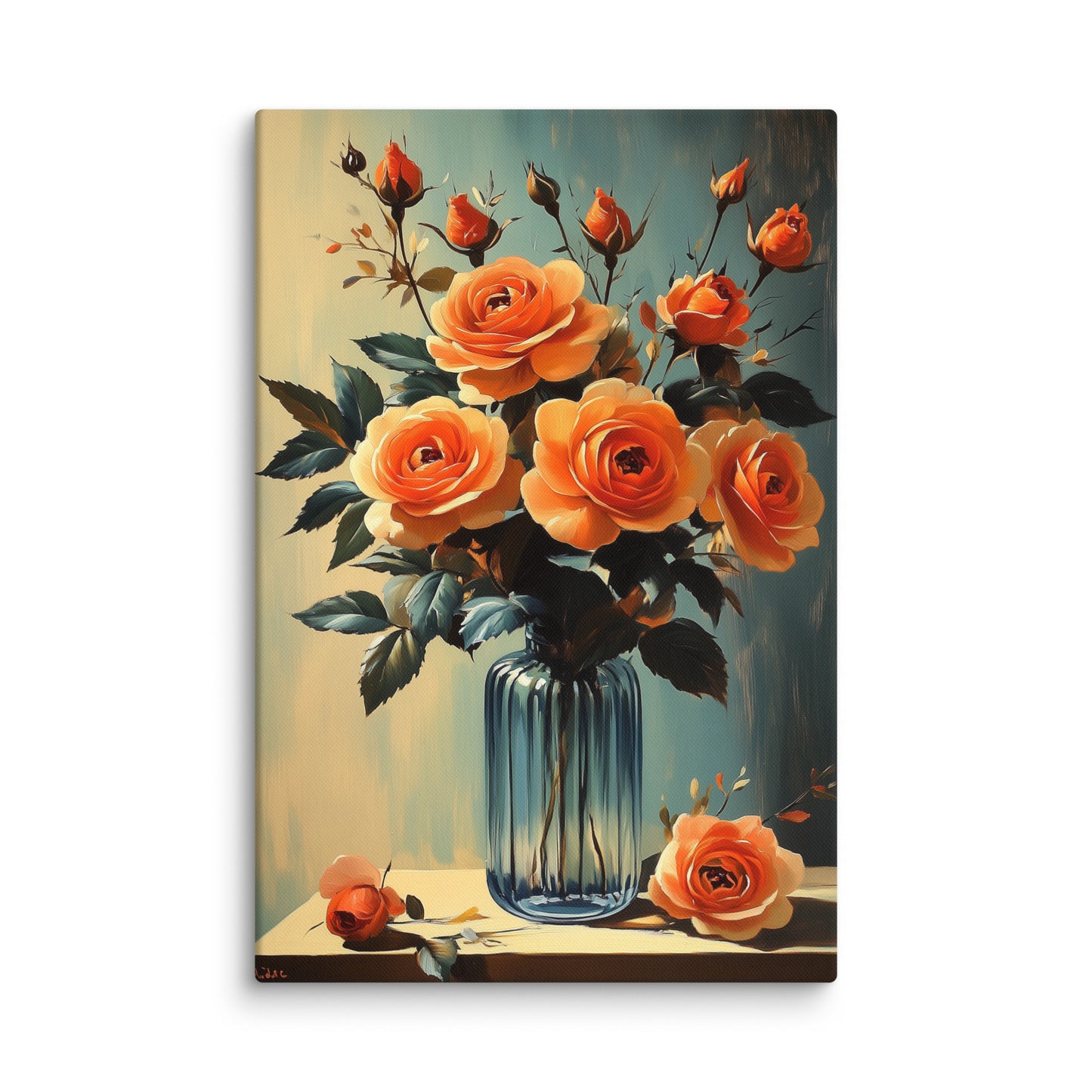 Tableau Vintage Cuisine : Roses Abricot Affiches, reproductions et œuvres graphiques Art Virtuoso XL