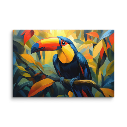 Tableau Toucan : Ambiance Tropicale Affiches, reproductions et œuvres graphiques Art Virtuoso XL