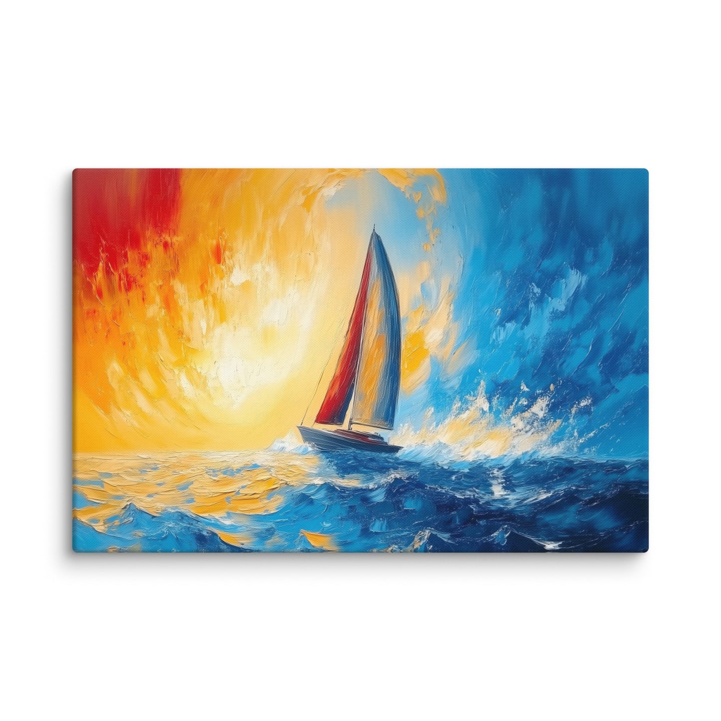 Tableau Acrylique Bateau : Aventure en Haute Mer Affiches, reproductions et œuvres graphiques Art Virtuoso XL