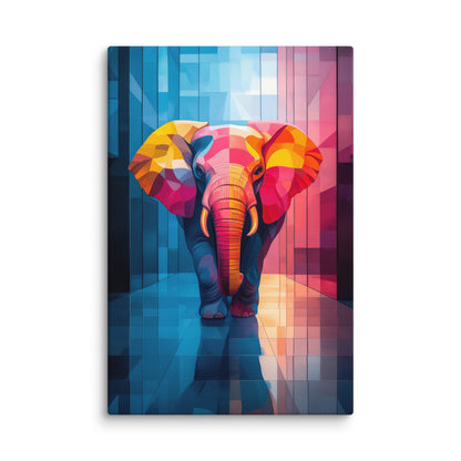 Peinture Éléphant Coloré Affiches, reproductions et œuvres graphiques Art Virtuoso XL