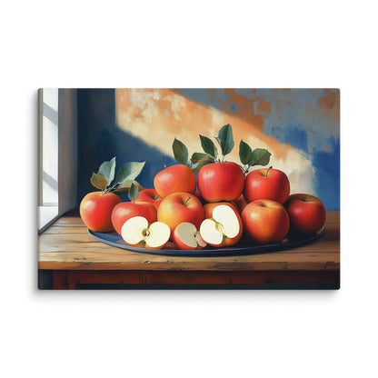 Tableau Nature Morte Pomme – Douceur Automnale Affiches, reproductions et œuvres graphiques Art Virtuoso XL