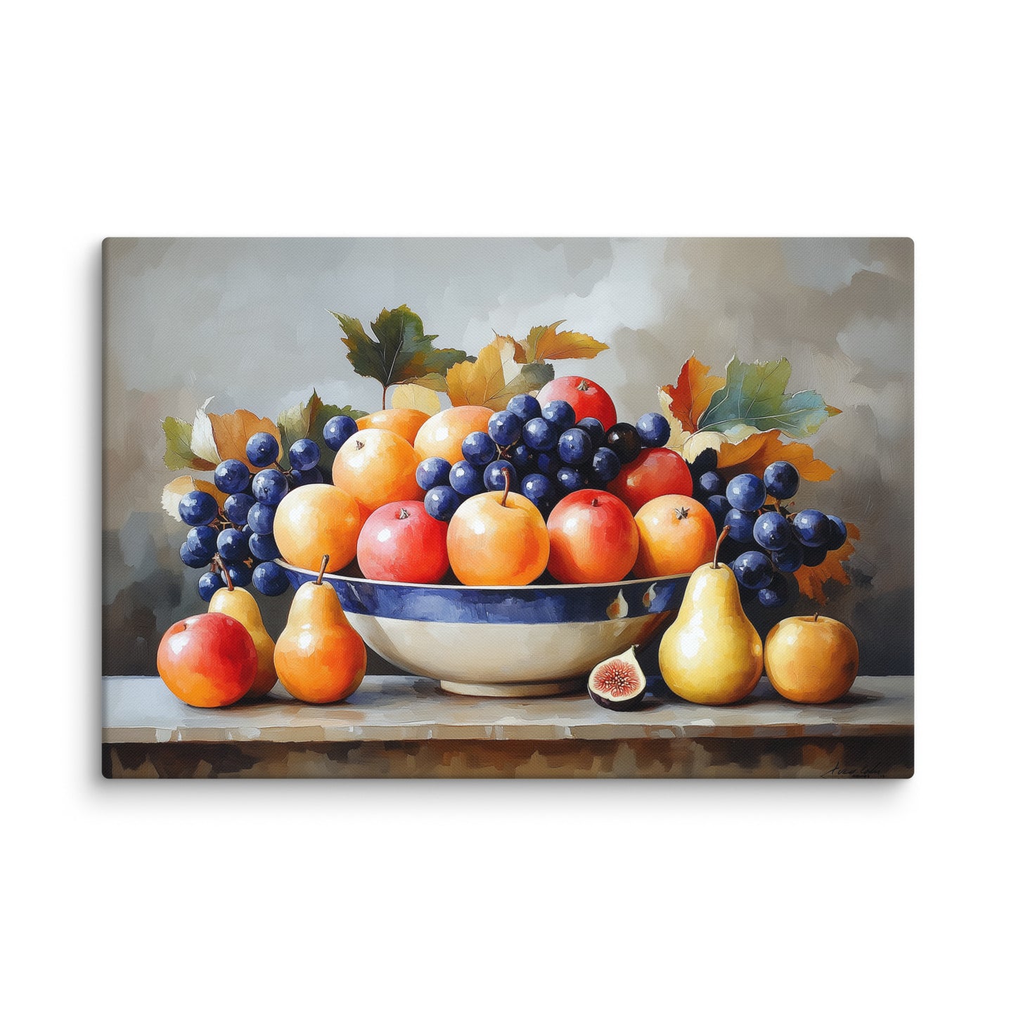 Peinture Nature Morte Fruits - Explosion de Couleurs et de Saveurs Affiches, reproductions et œuvres graphiques Art Virtuoso XL