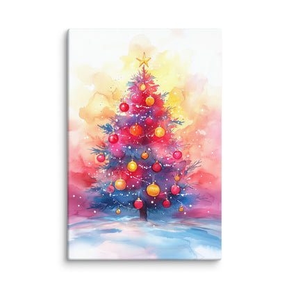 Peinture Aquarelle Noël - Magie des Fêtes Affiches, reproductions et œuvres graphiques Art Virtuoso XL