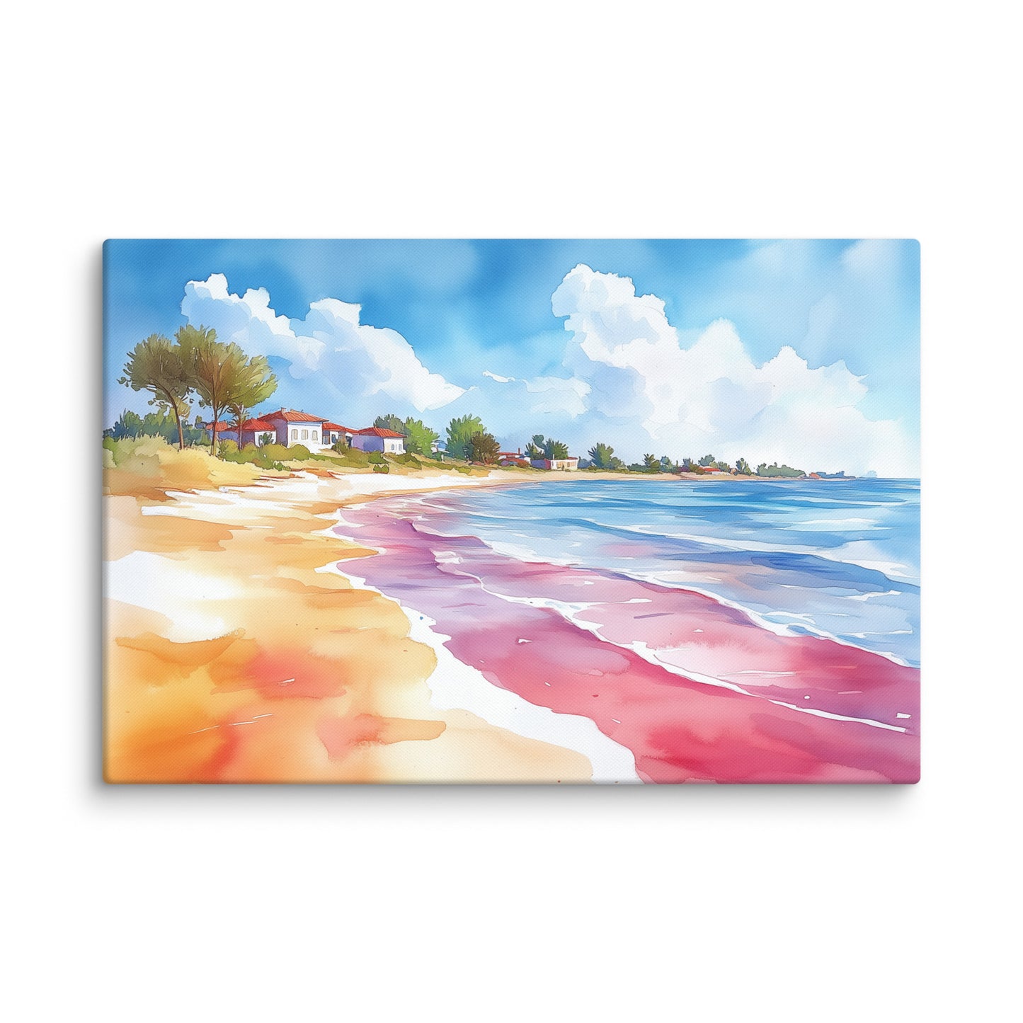 Peinture Aquarelle - Bord de Mer Affiches, reproductions et œuvres graphiques Art Virtuoso XL