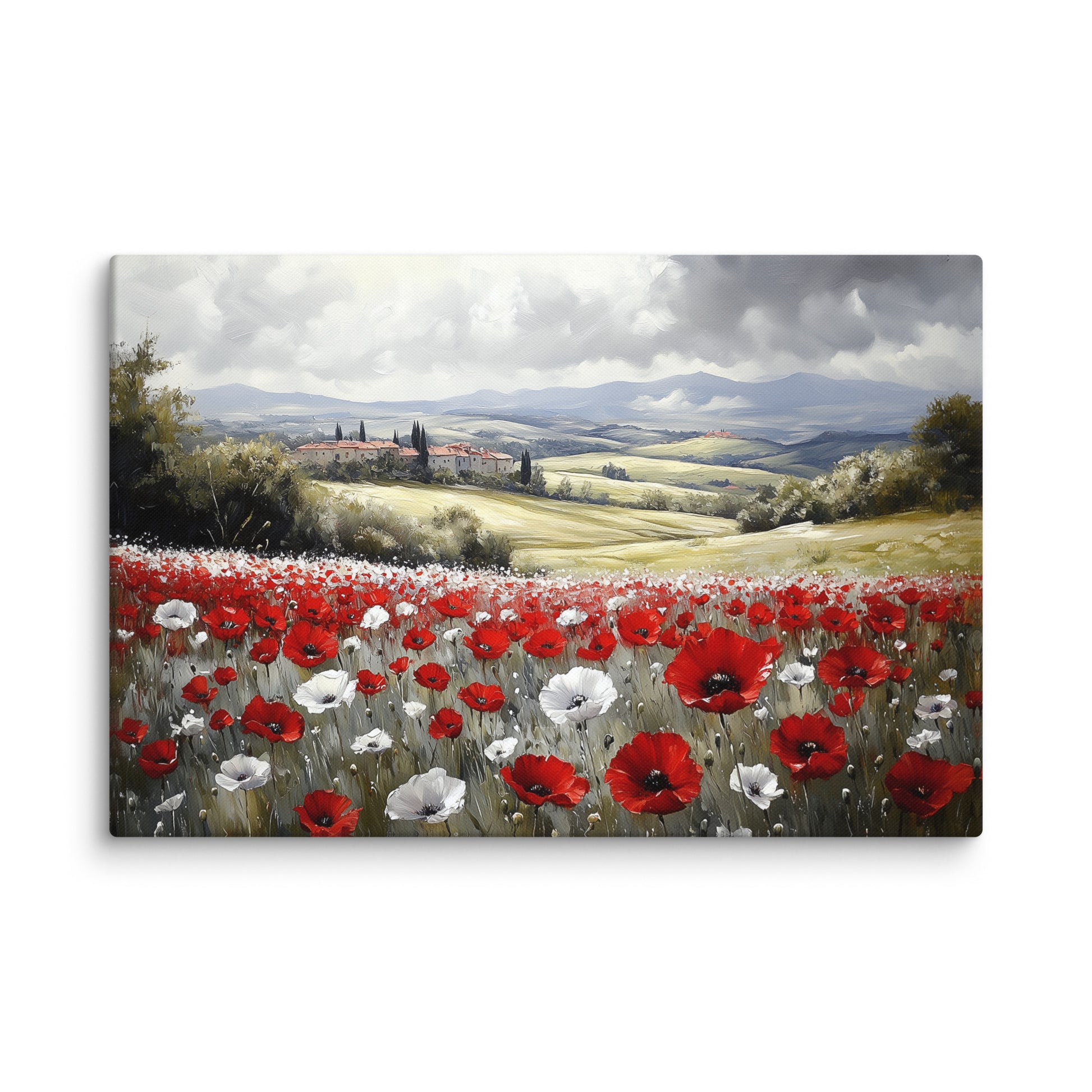 Coquelicot en peinture - Vision Colorée Affiches, reproductions et œuvres graphiques Art Virtuoso XL