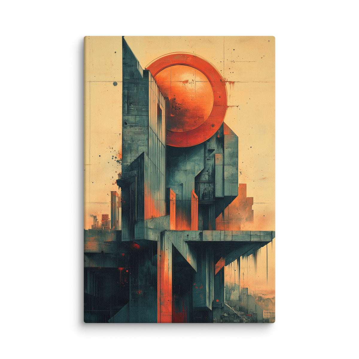Toile Deco - Style Industriel Futuriste Affiches, reproductions et œuvres graphiques Art Virtuoso XL