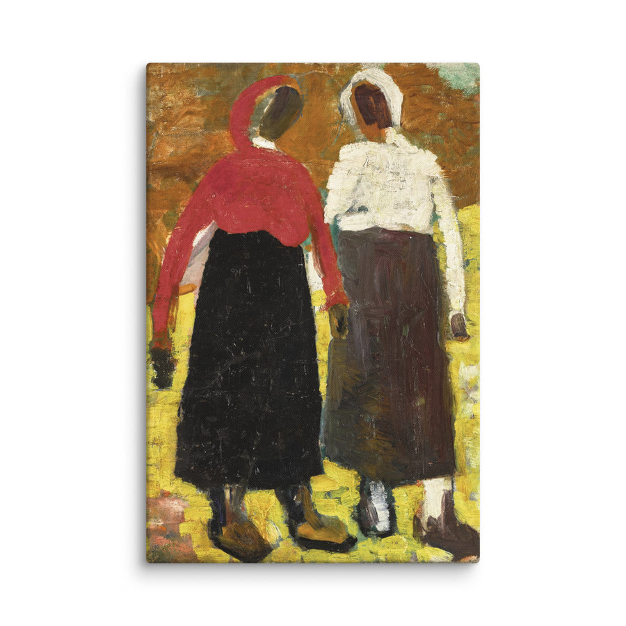 Deux paysannes - Kazimir Malevitch - Terre russe, gestes immobiles