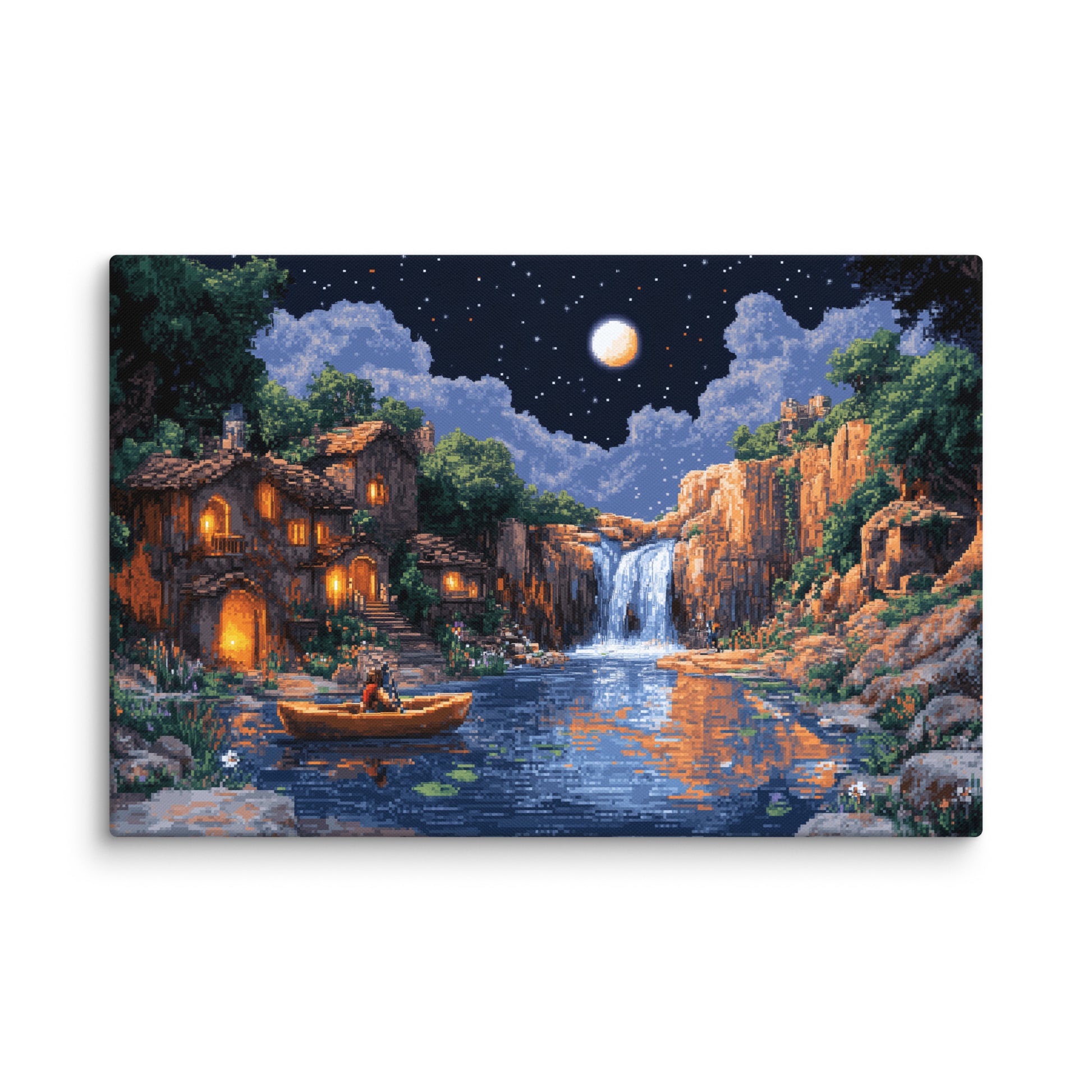 Tableau Gamer - Pixel Art Étoilé Affiches, reproductions et œuvres graphiques Art Virtuoso XXL