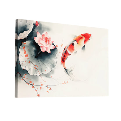 Product Hero 3D WebP Tableau Carpe Koi - Art Virtuoso