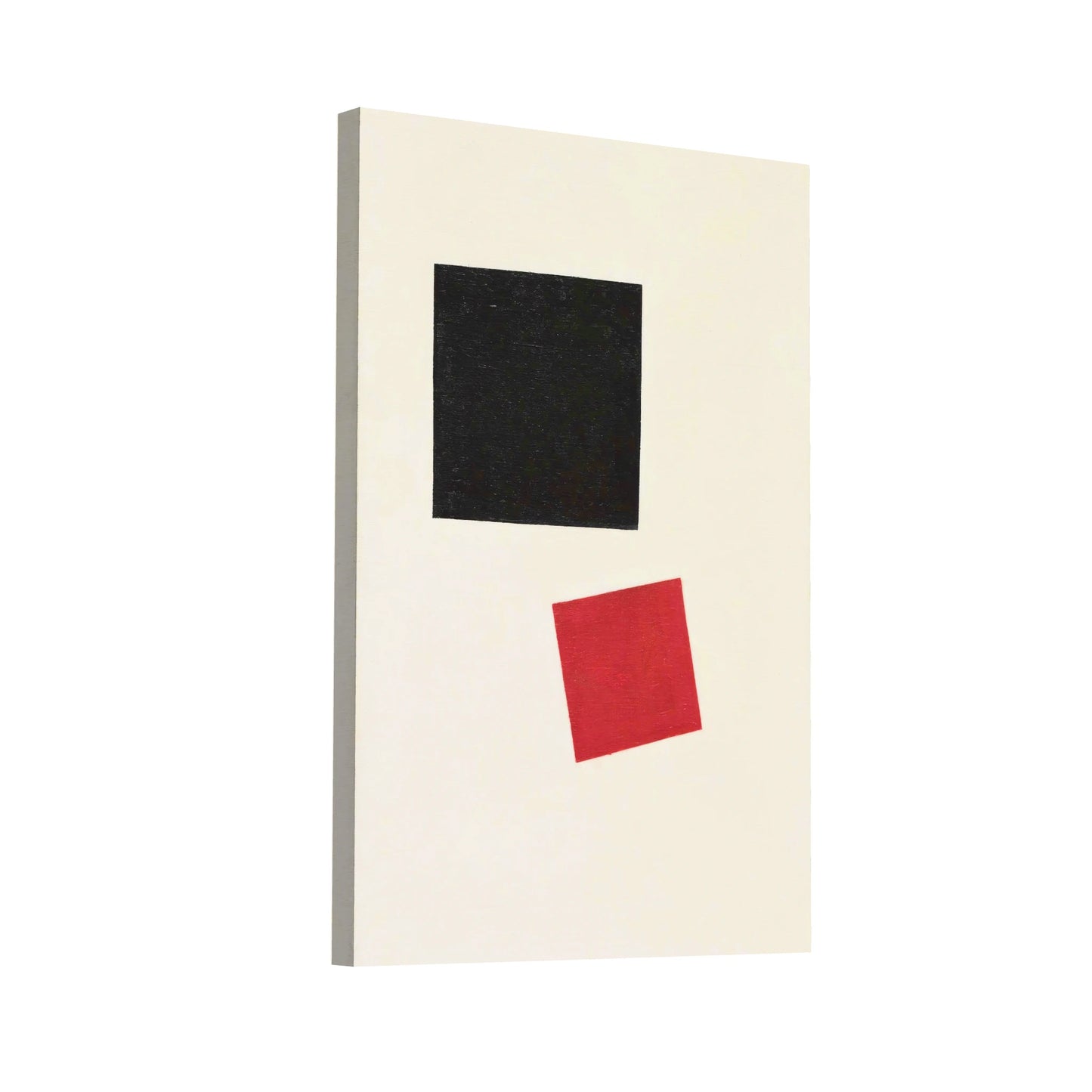 Product Hero 3D WebP Carré noir et carré rouge - Kasimir Malevitch - le choc du suprématisme - Art Virtuoso
