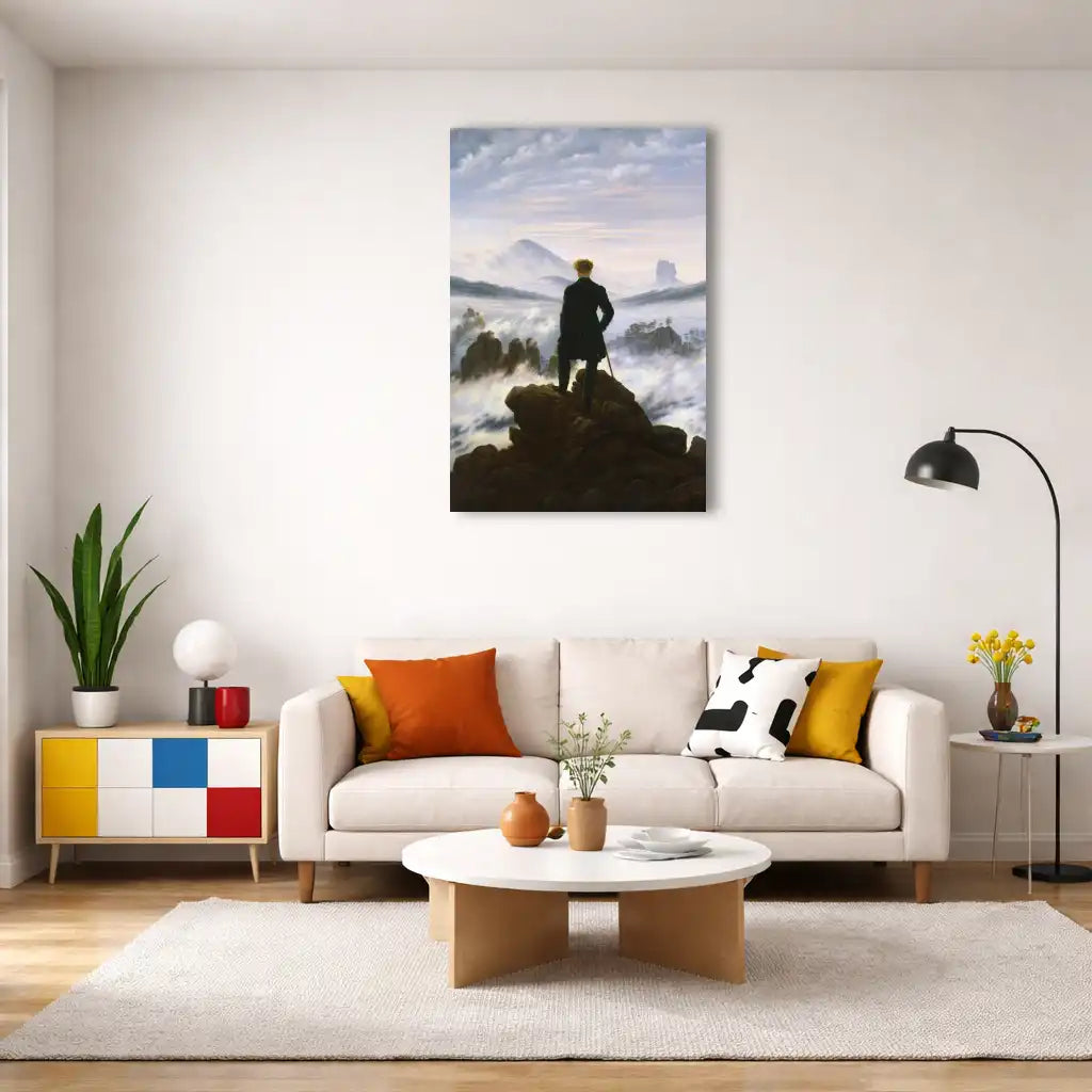 Caspar David Friedrich - Le Voyageur contemplant une mer de nuages