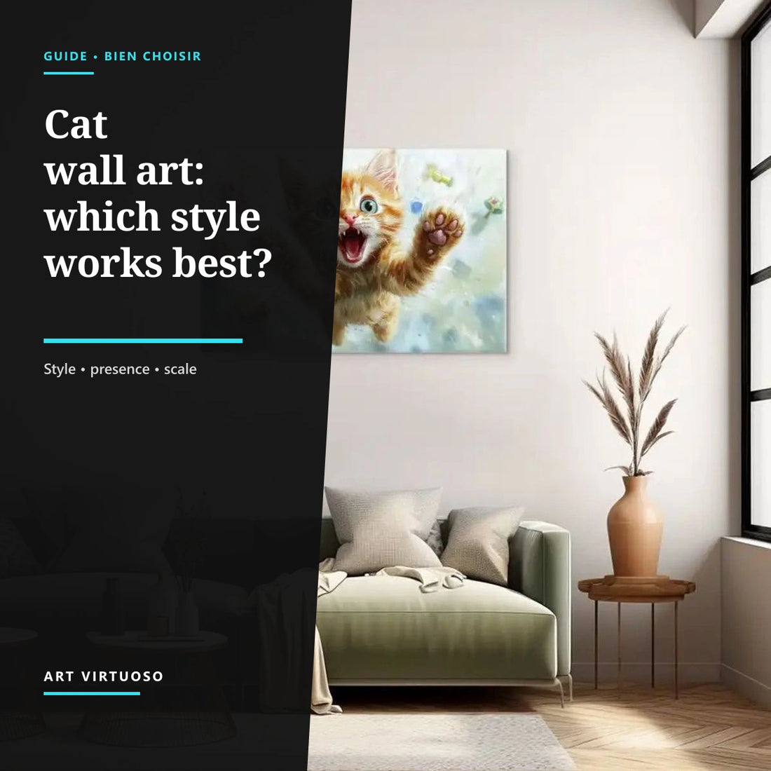 Cat Wall Art: Which Style Suits Your Interior?