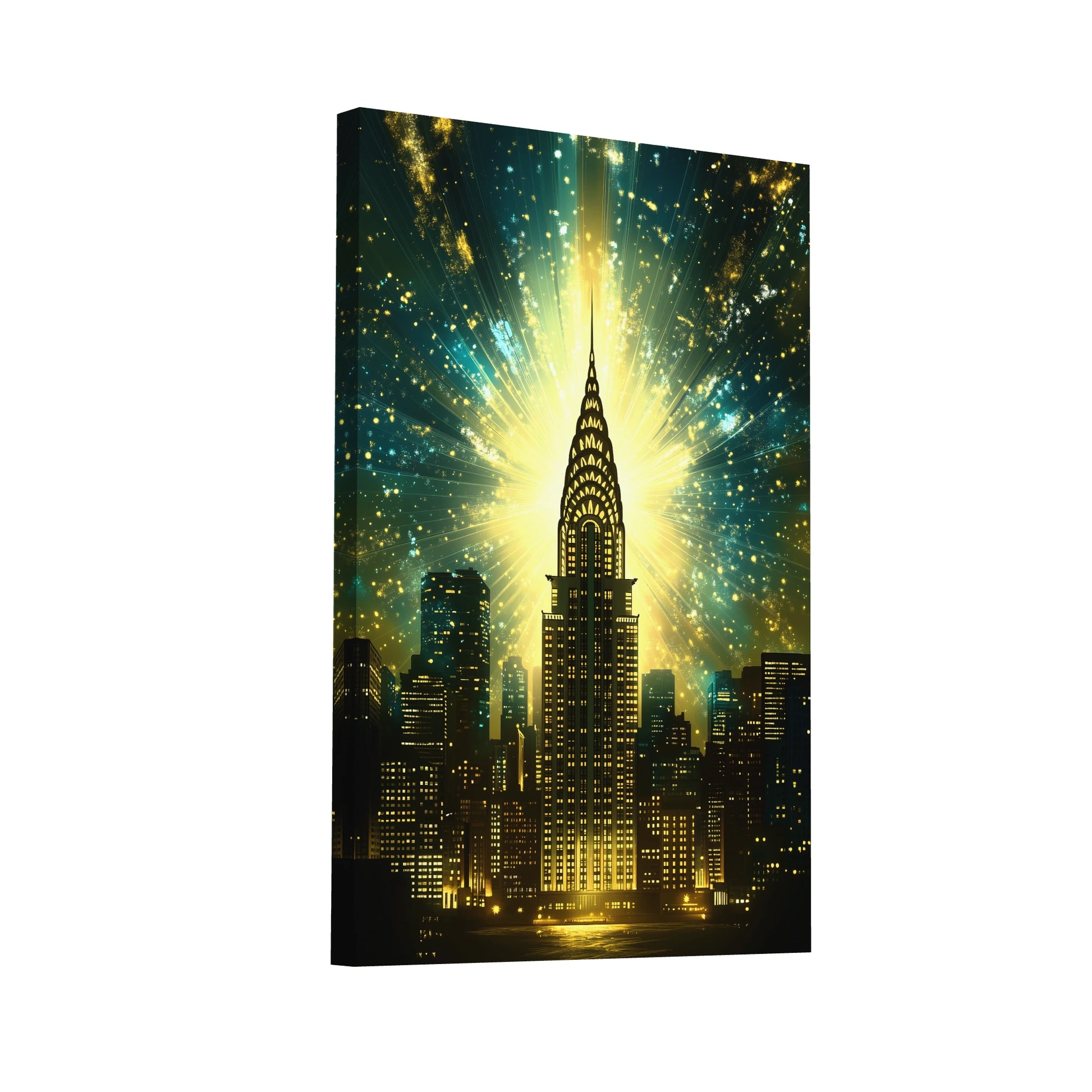 Product Hero 3D WebP Tableau Chrysler Building - Art Deco - Art Virtuoso