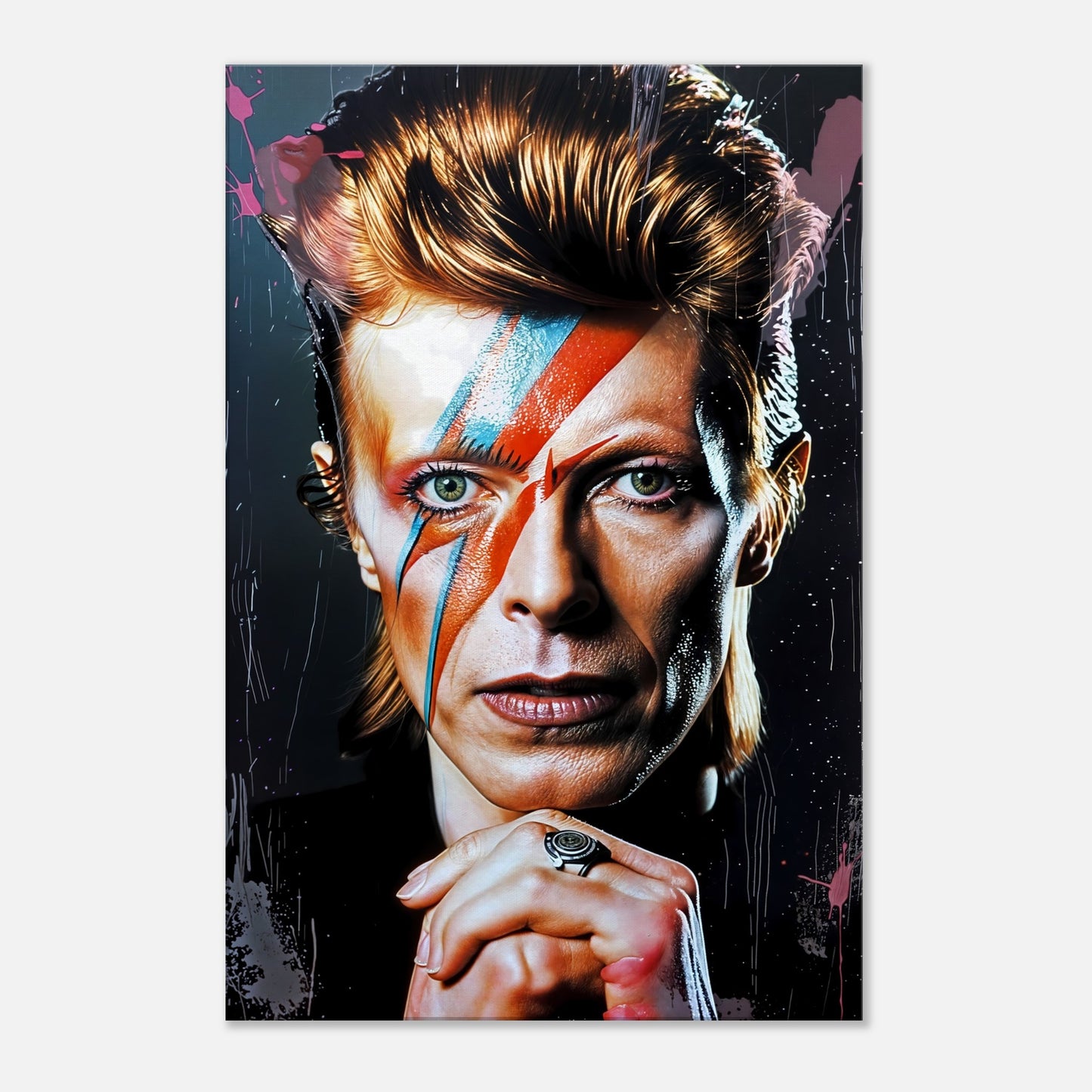 Tableau David Bowie - Pop Art Affiches, reproductions et œuvres graphiques Art Virtuoso   