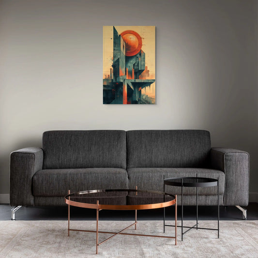 Toile Deco - Style Industriel Futuriste Affiches, reproductions et œuvres graphiques Art Virtuoso