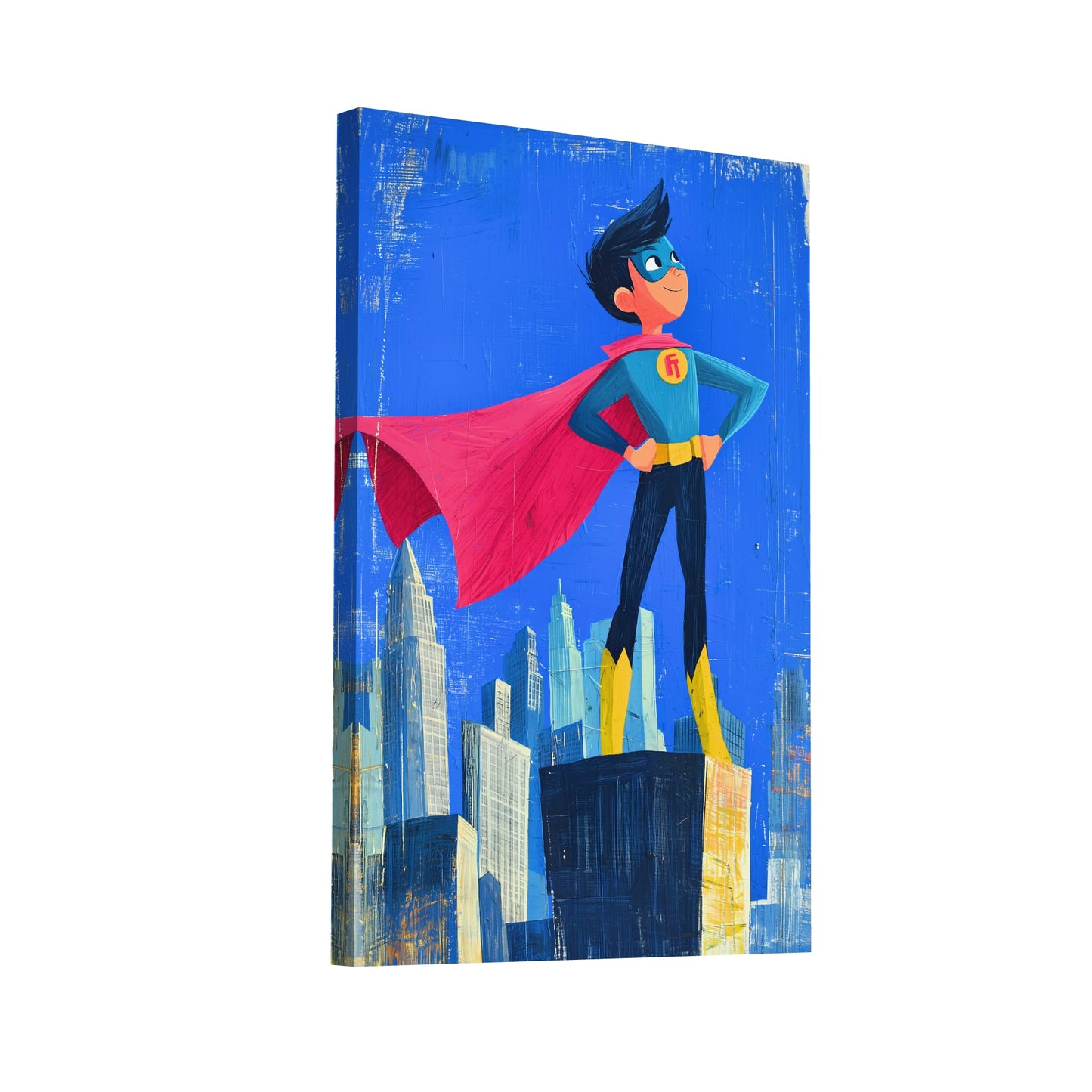 Product Hero 3D WebP Tableau Deco Chambre - Petit Garçon - Art Virtuoso
