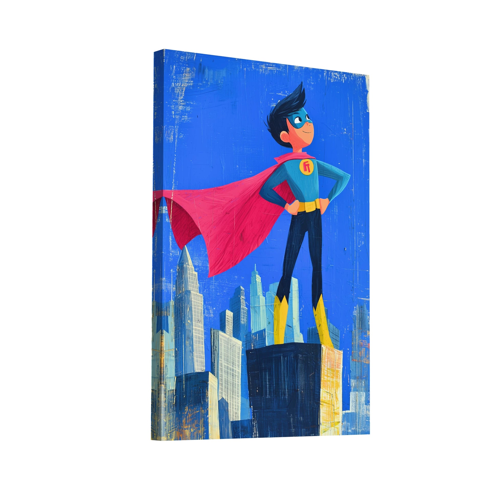Product Hero 3D WebP Tableau Deco Chambre - Petit Garçon - Art Virtuoso