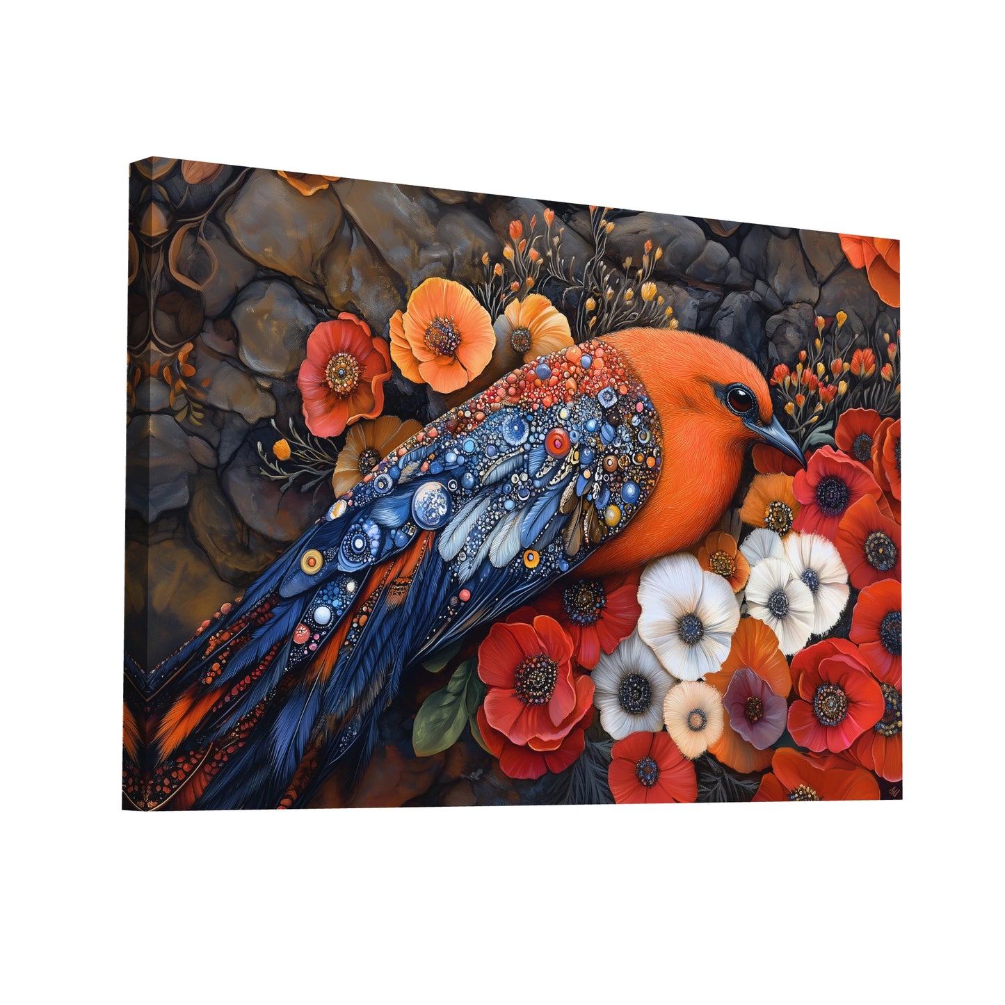 Product Hero 3D WebP Tableau Déco Hippie Bohème - Art Virtuoso