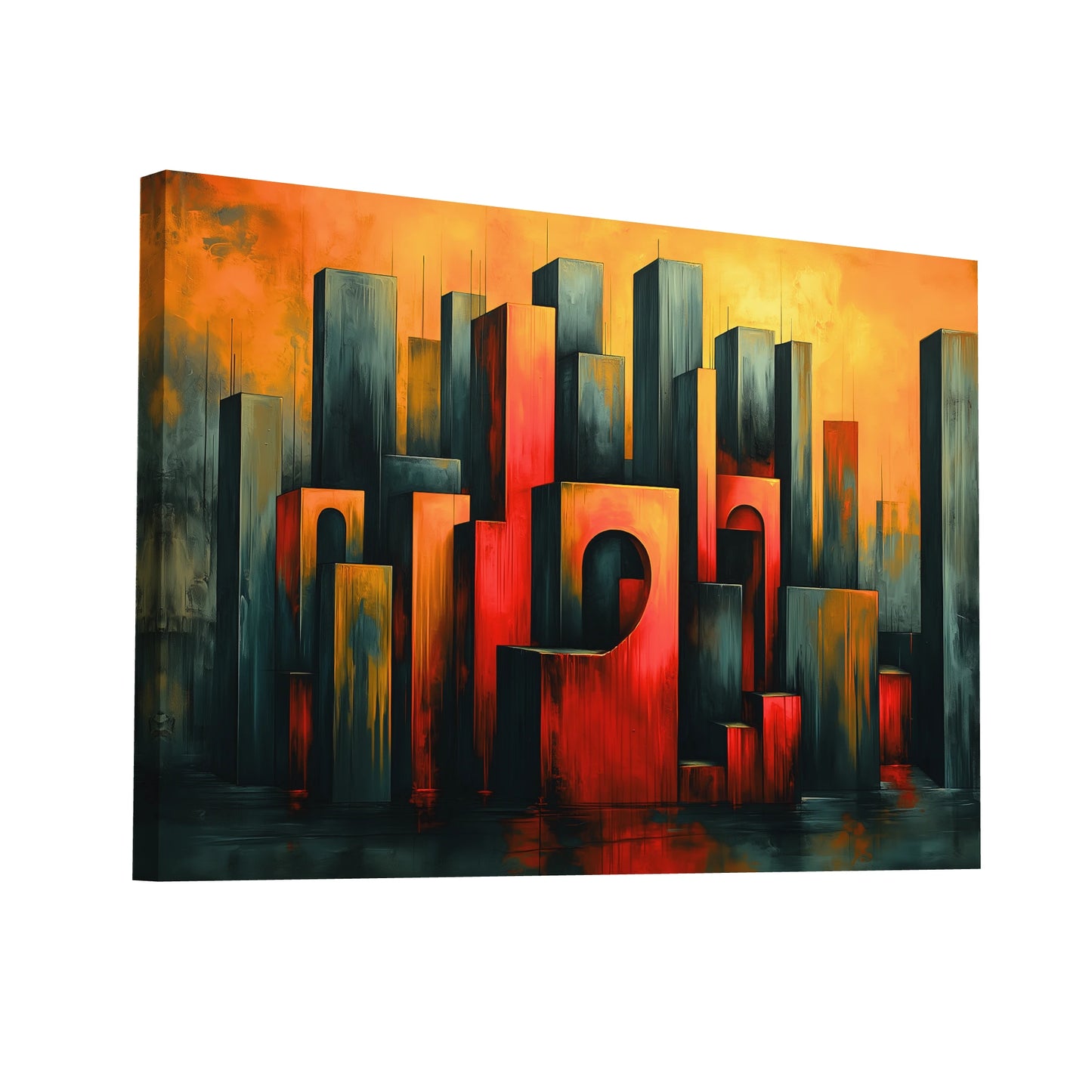 Product Hero 3D WebP Déco Maison - Style Industriel Sur Toile - Art Virtuoso