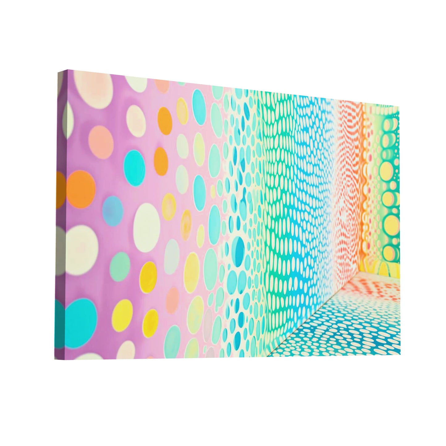 Product Hero 3D WebP Tableau Déco Murale Abstraite - Couleurs Vivantes - Art Virtuoso