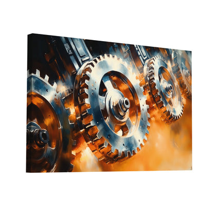 Product Hero 3D WebP Deco Salon Indus sur Toile - Art Virtuoso