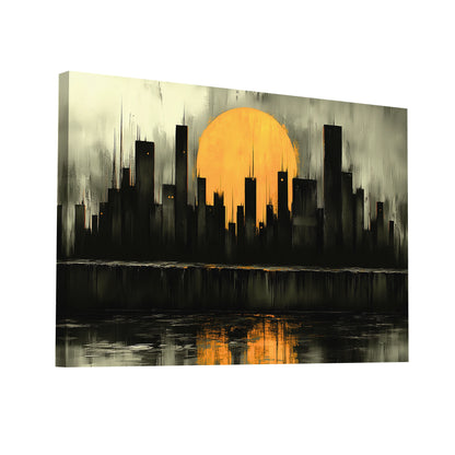 Product Hero 3D WebP Décoration Industriel Murale Sur Toile - Art Virtuoso